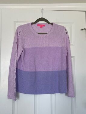 Lilly Pulitzer Cortina sweater in purple Marled Ombré size L